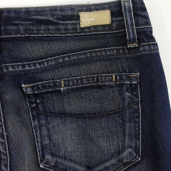 Paige low rise bootcut premium denim jeans sz26 - Picture 4 of 7